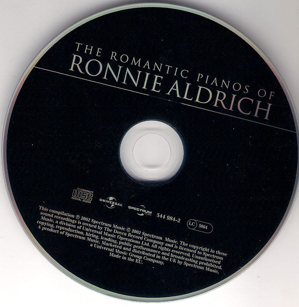 Ronnie Aldrich - The Romantic Pianos Of Ronnie Aldrich *CD* | Mint (M) Near Mint (NM)