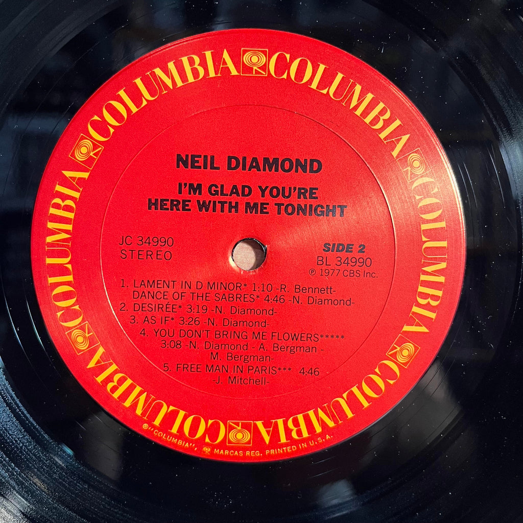 Neil Diamond - I'm Glad You're Here With Me Tonight *TERRE HAUTE* | Near Mint (NM) Near Mint (NM)
