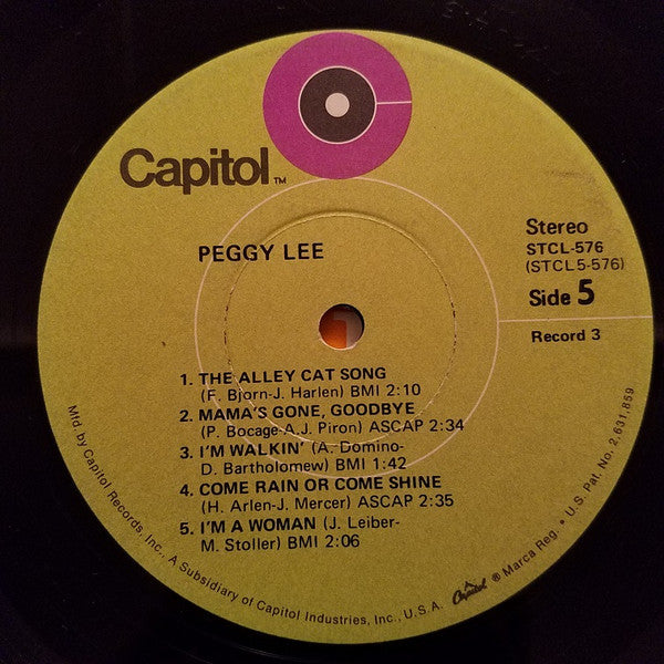 Peggy Lee - Peggy Lee *BOX* | Near Mint (NM) Excellent (EX)
