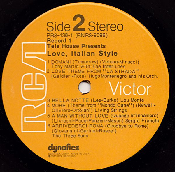 Various - Love, Italian Style | Near Mint (NM) Excellent (EX)
