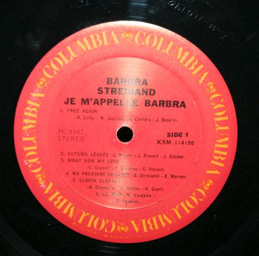 Barbra Streisand - Je M'appelle Barbra *REISSUE* | Near Mint (NM) Excellent (EX)