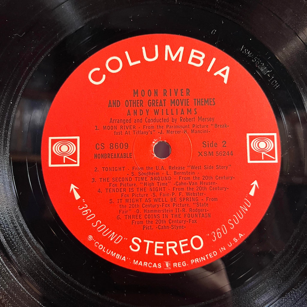Andy Williams - Moon River And Other Great Movie Themes | Very Good Plus (VG+) Very Good Plus (VG+)