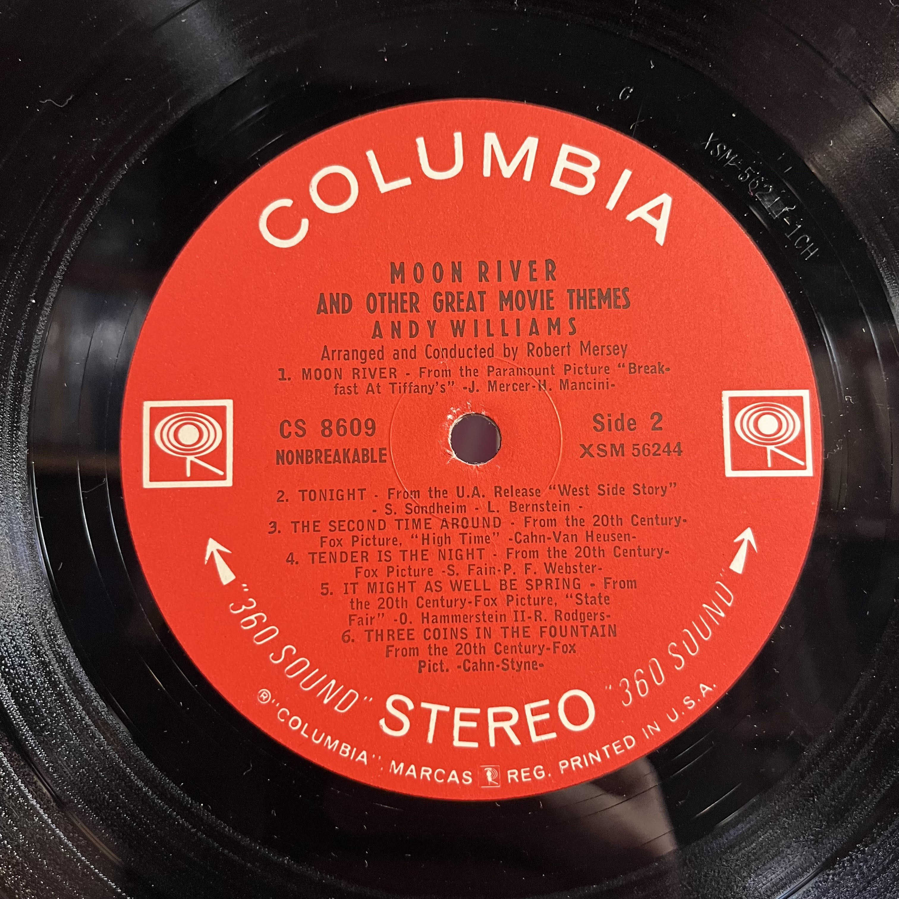 Andy Williams - Moon River And Other Great Movie Themes | Very Good Plus (VG+) Very Good Plus (VG+)