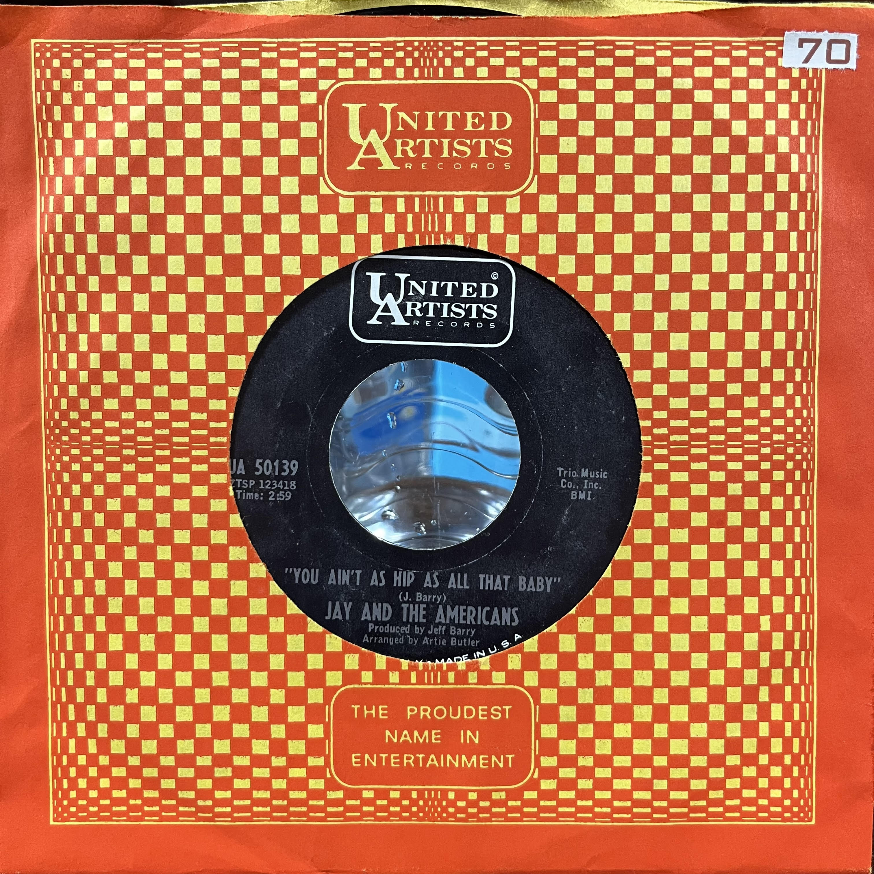 You Ain't As Hip As All That Baby (7" VINYL) | Very Good Plus (VG+)