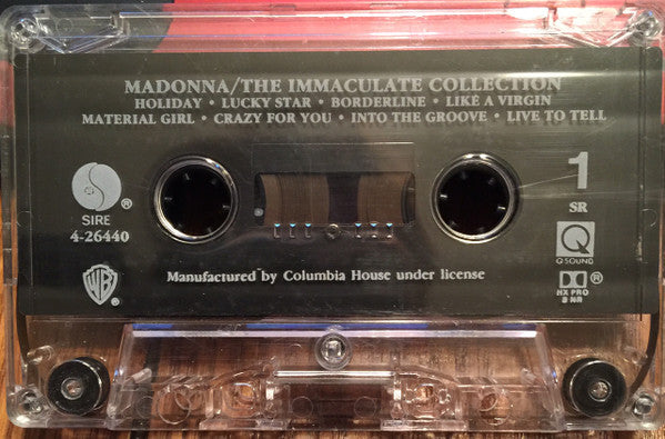 Madonna - The Immaculate Collection (CASSETTE) | Very Good Plus (VG+) Very Good Plus (VG+)