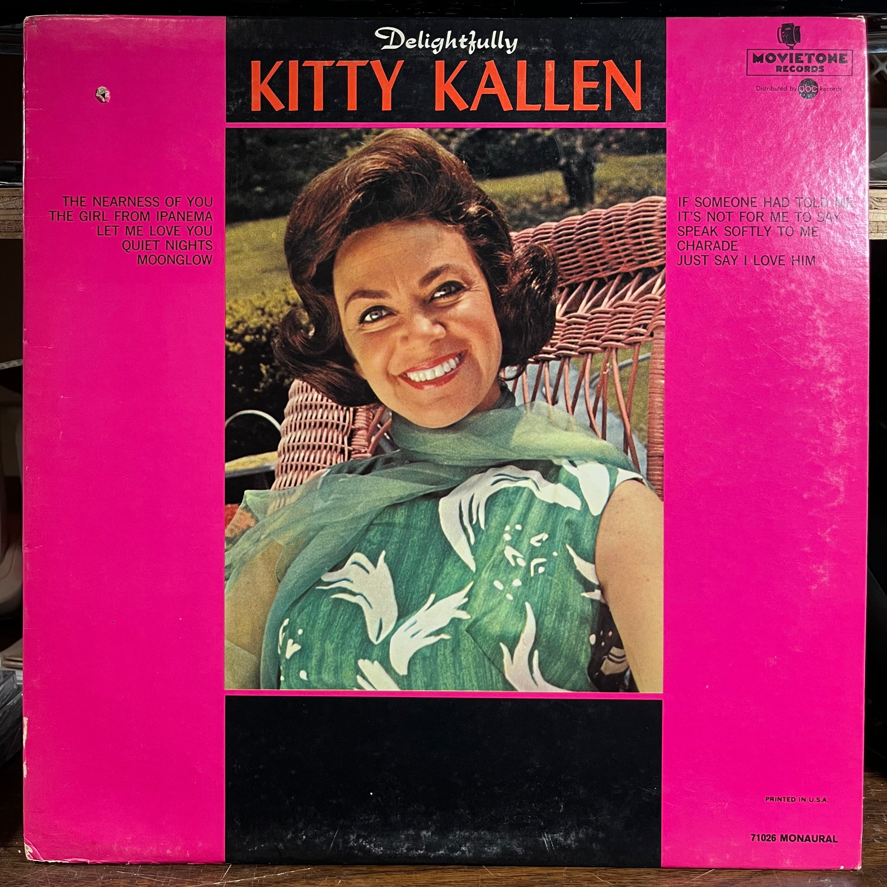 Delightfully Kitty Kallen (VINYL) | Very Good Plus (VG+) Very Good Plus Plus (VG++)