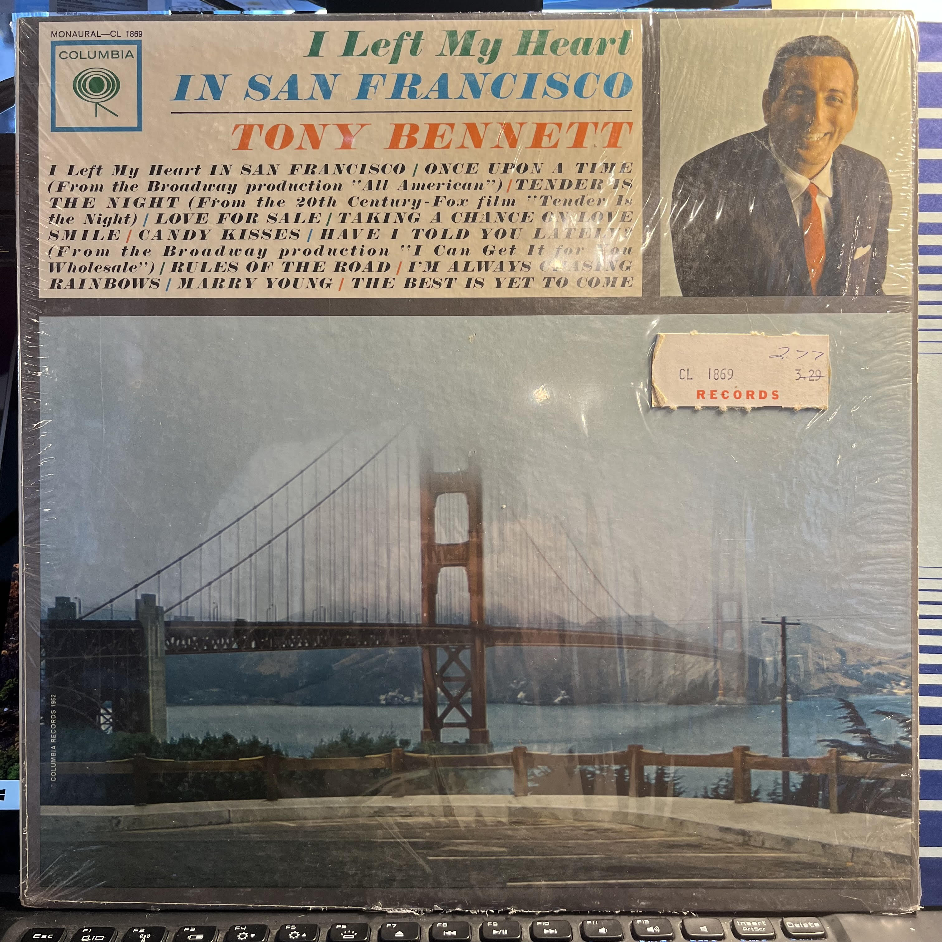 Tony Bennett - I Left My Heart In San Francisco *SHRINK/MONO/2EYE* | Very Good Plus (VG+) Near Mint (NM)