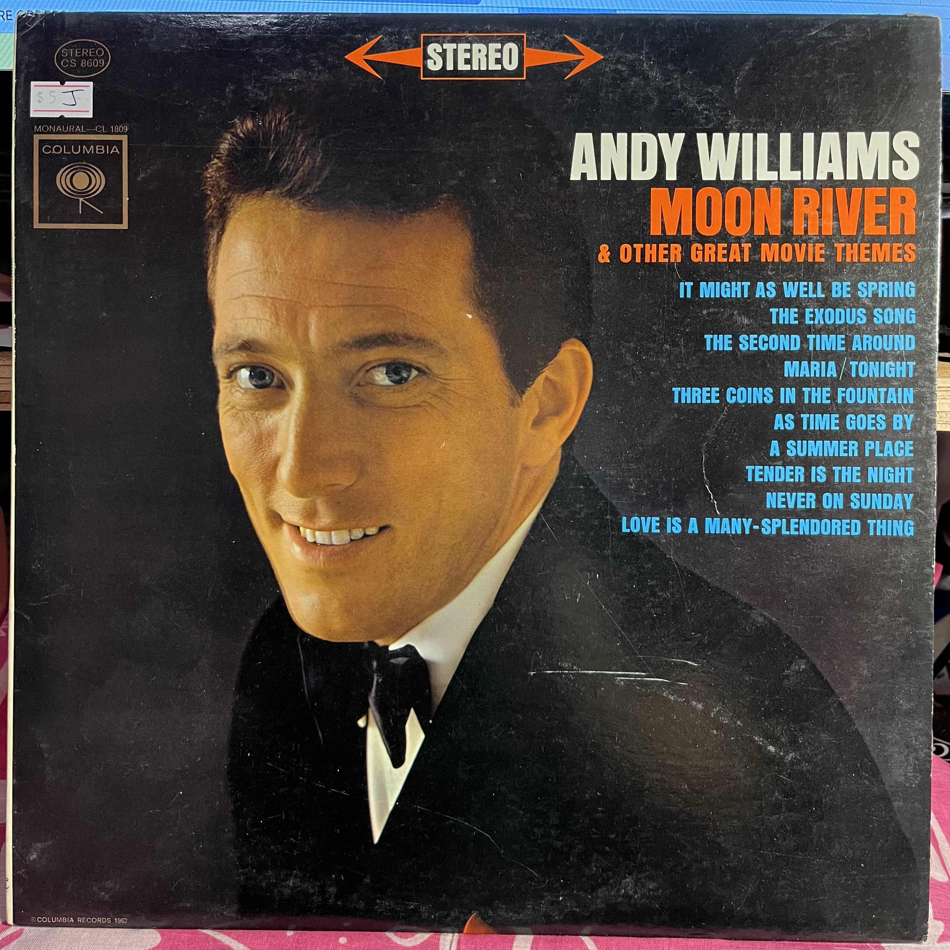 Andy Williams - Moon River And Other Great Movie Themes | Very Good Plus (VG+) Very Good Plus (VG+)