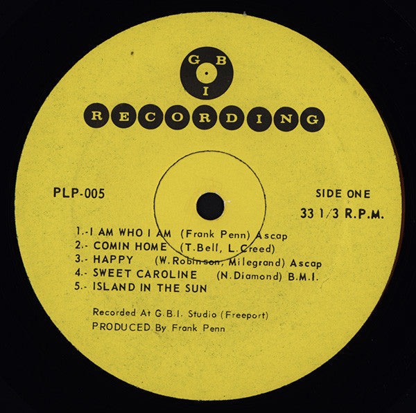 Wendell Stuart - I Am Who I Am (On Stage) | Very Good Plus (VG+) Very Good (VG)