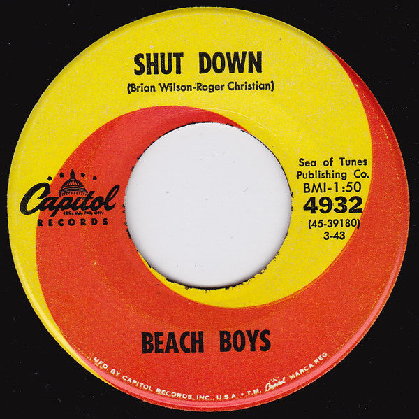 The Beach Boys - Surfin' U.S.A. (7" VINYL) | Very Good Plus (VG+) Generic