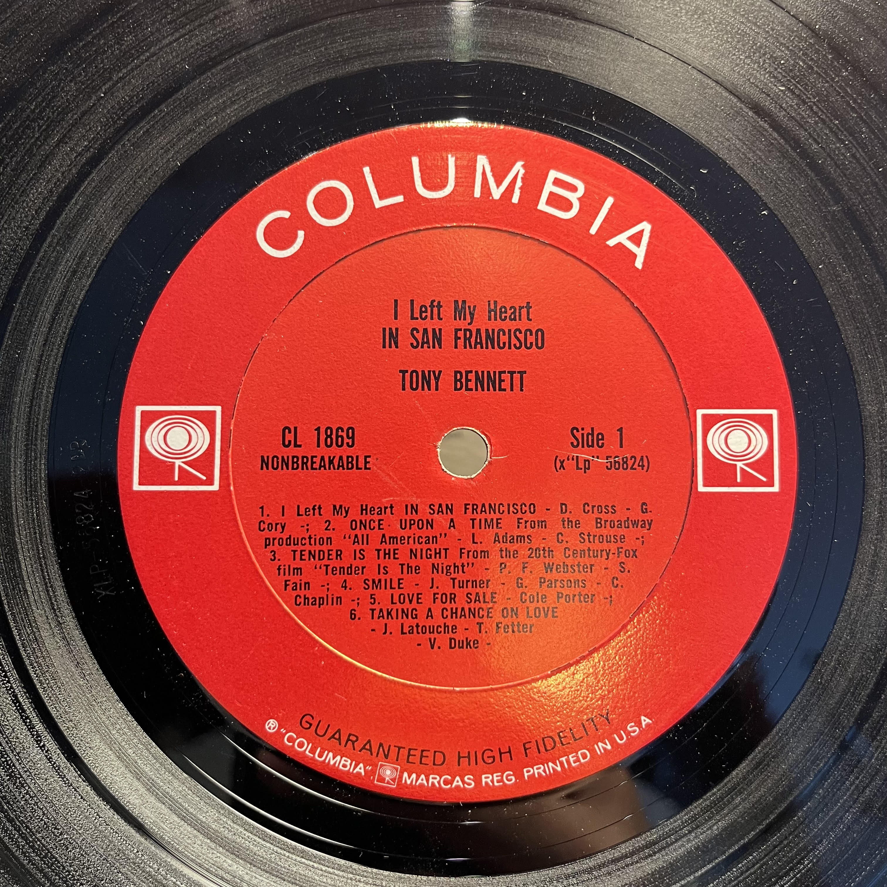 Tony Bennett - I Left My Heart In San Francisco *SHRINK/MONO/2EYE* | Very Good Plus (VG+) Near Mint (NM)