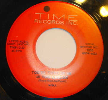 Mina (3) - This World We Love In = Il Cielo In Una Stanza (7" VINYL) | Very Good (VG) Generic