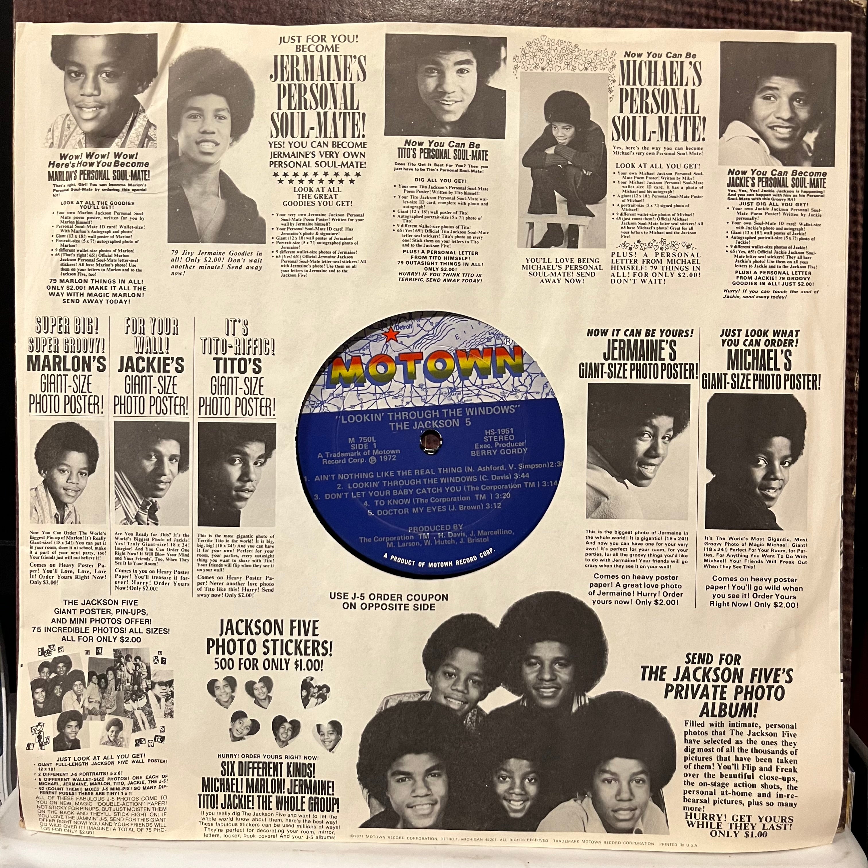 The Jackson 5 - Lookin' Through The Windows | Very Good (VG) Excellent (EX)
