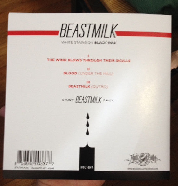 White Stains On Black Wax (WHITE VINYL 7") | Mint (M) Mint (M)