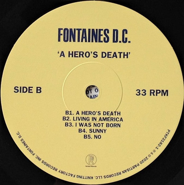 A Hero's Death (VINYL) | Mint (M) Mint (M)