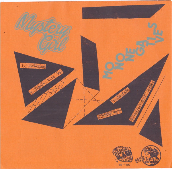 Mystery Girl / Mononegatives Split EP (VINYL 7") | Mint (M) Mint (M)