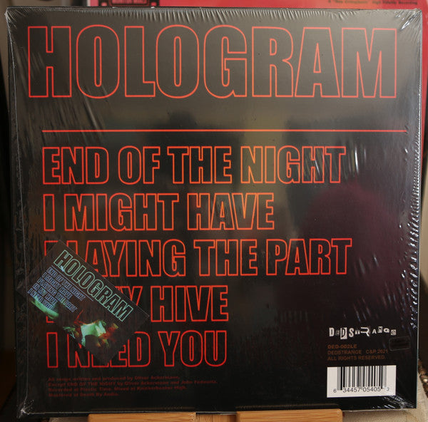 Hologram (IEX | BLUE & RED SPLATTER VINYL) | Mint (M) Mint (M)