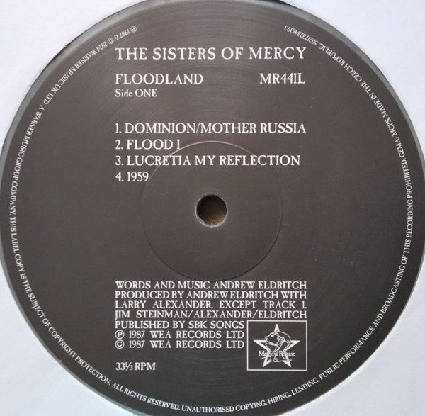 The Sisters Of Mercy - Floodland (COLOR VINYL) | Mint (M) Mint (M)