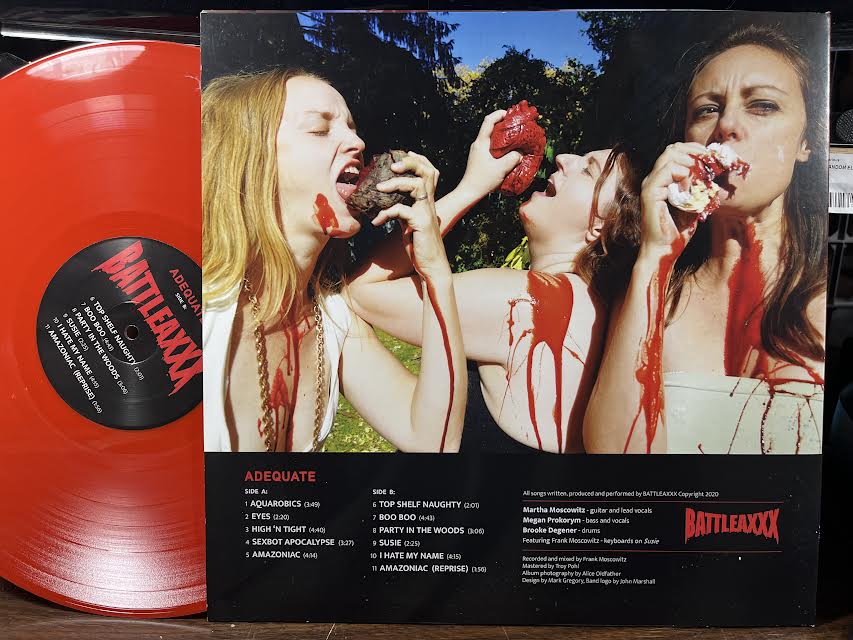 BATTLEAXXX - Adequate (RED VINYL) | Near Mint (NM or M-)