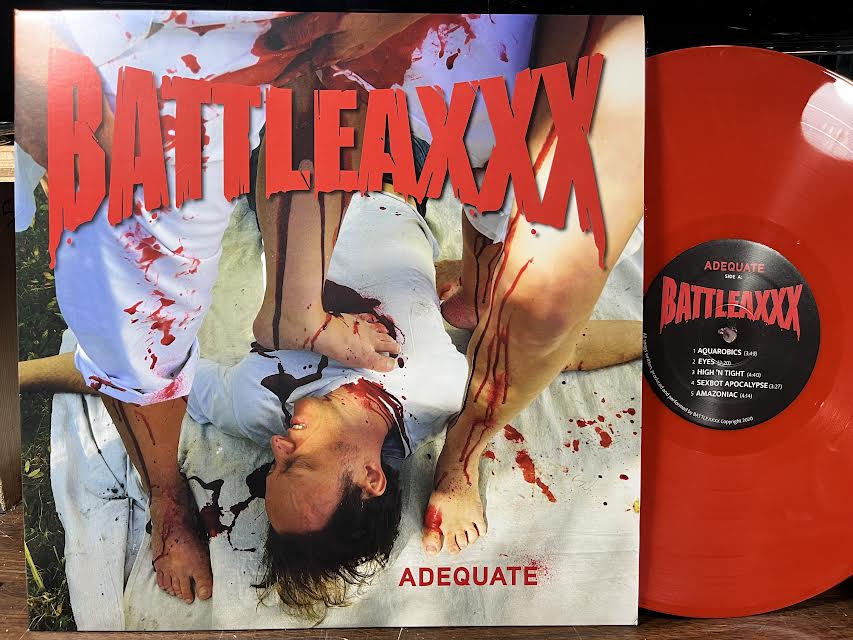BATTLEAXXX - Adequate (RED VINYL) | Near Mint (NM or M-)