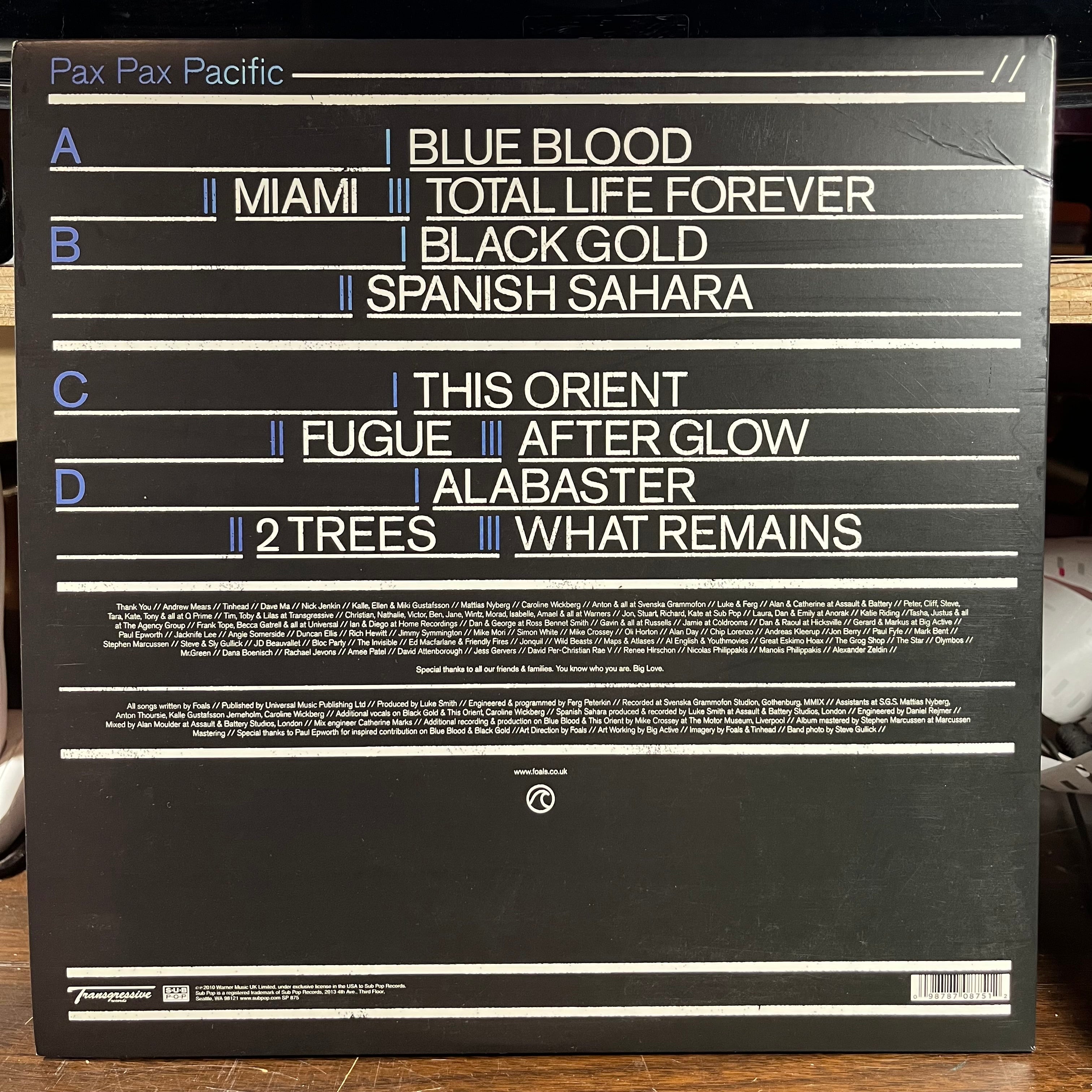Foals - Total Life Forever (2xVINYL) | Near Mint (NM) Near Mint- (NM-)