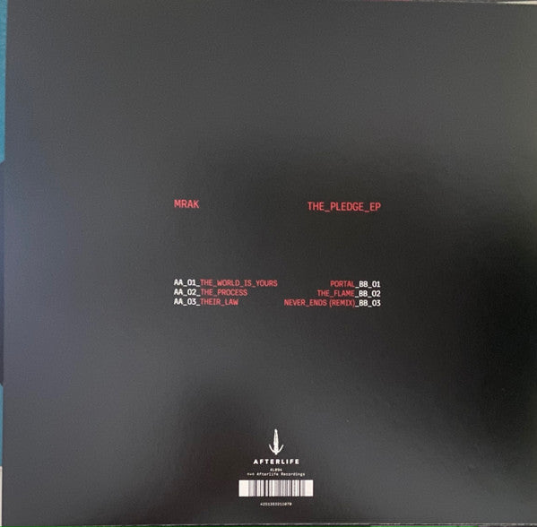 Mrak - The Pledge EP (TRANSLUCENT RED VINYL) | Mint (M) Mint (M)