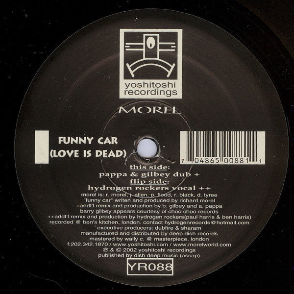 Morel - Funny Car (Love Is Dead) | Excellent (EX) Very Good Plus (VG+)