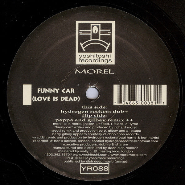 Morel - Funny Car (Love Is Dead) | Excellent (EX) Very Good Plus (VG+)