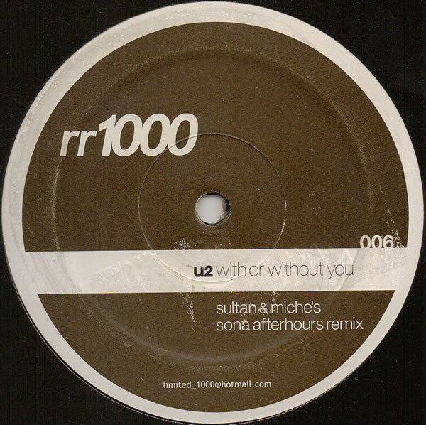 U2 - With Or Without You (Sultan & Miche's Sona Afterhours Remix) | Excellent (EX) Generic