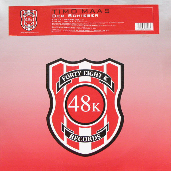 Timo Maas - Der Schieber | Excellent (EX) Very Good Plus (VG+)
