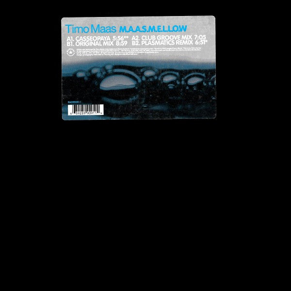Timo Maas - M.A.A.S.M.E.L.L.O.W. | Near Mint (NM) Very Good Plus (VG+)
