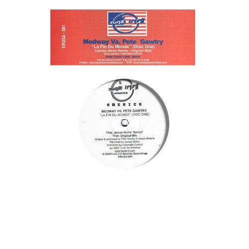 Medway vs. Pete Gawtry - La Fin Du Monde (Disc One) (James Niche Remix / Original Mix) | Near Mint (NM) Near Mint (NM)