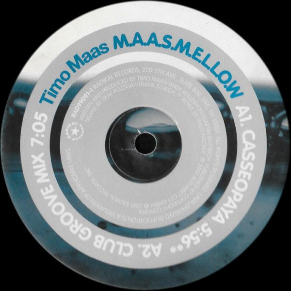 Timo Maas - M.A.A.S.M.E.L.L.O.W. | Near Mint (NM) Very Good Plus (VG+)