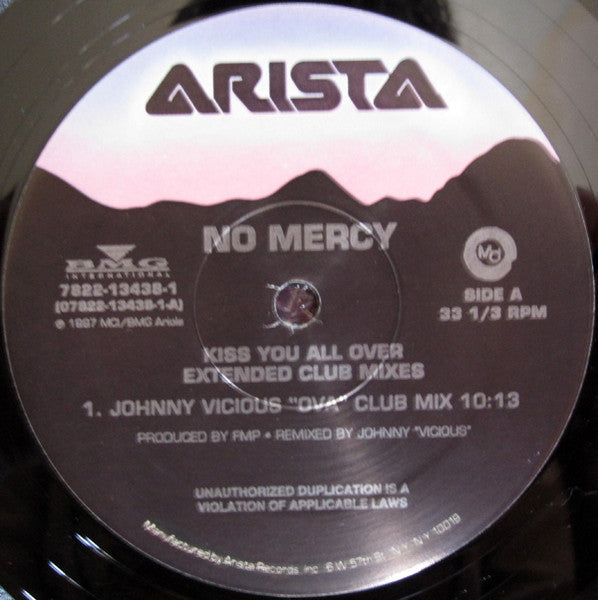 No Mercy - Kiss You All Over (Extended Club Mixes) | Near Mint (NM) Excellent (EX)