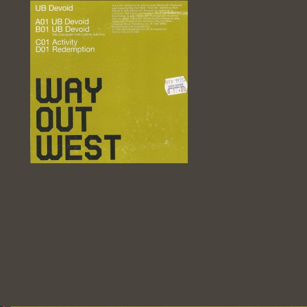 Way Out West - UB Devoid | Very Good Plus (VG+) Generic