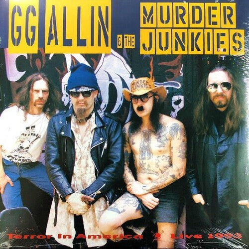 Gg Allin & The Murder Junkies - Terror In America (Limited Edition, Clear Vinyl, Green) | Mint (M) Mint (M)
