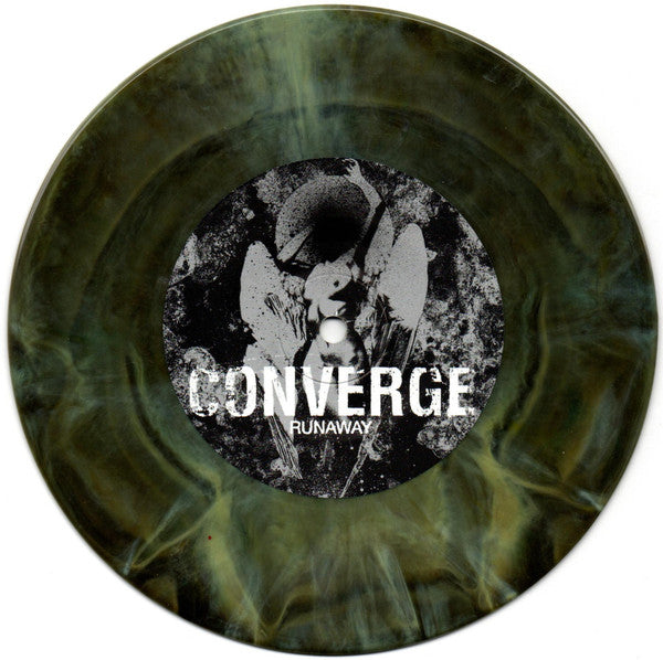 Converge / Dropdead (7" COLOR BONG' VINYL) *ORANGE/BLUE* | Mint (M) Mint (M)