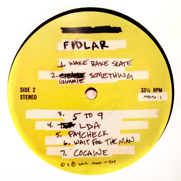 FIDLAR - FIDLAR (VINYL) | Mint (M) Mint (M)