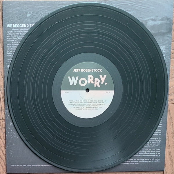 Worry. (VINYL) | Mint (M) Mint (M)