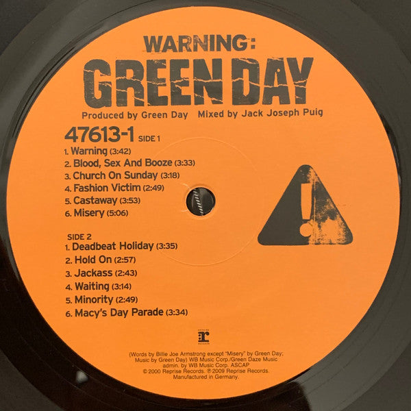 Warning: (VINYL) | Mint (M) Mint (M)