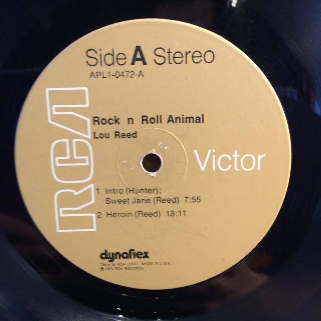 Lou Reed - Rock N Roll Animal (VINYL) | Excellent (EX) Good (G)