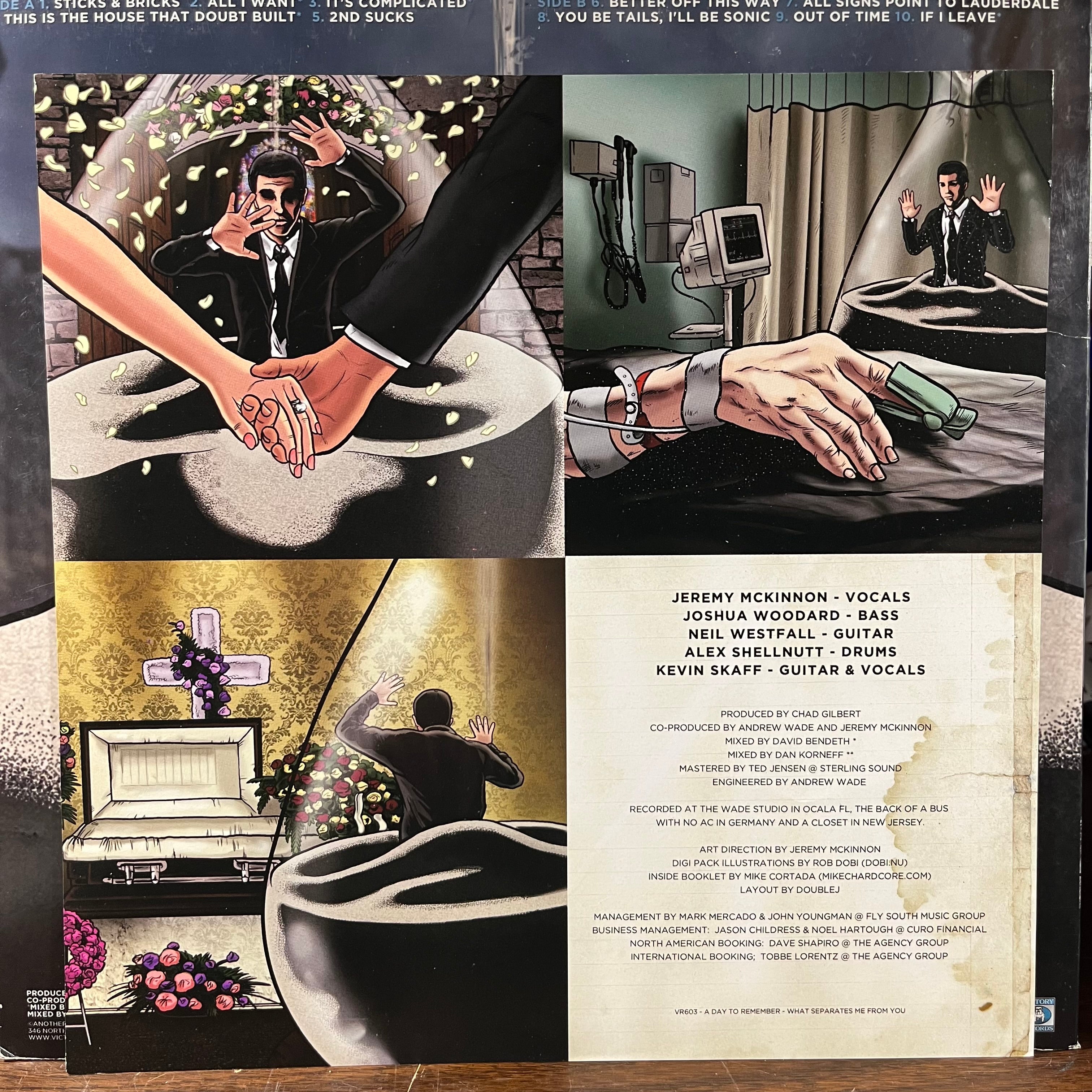 A Day To Remember - What Separates Me From You (YELLOW TRANSLUCENT VINYL) | Near Mint (NM or M-) Excellent (EX)