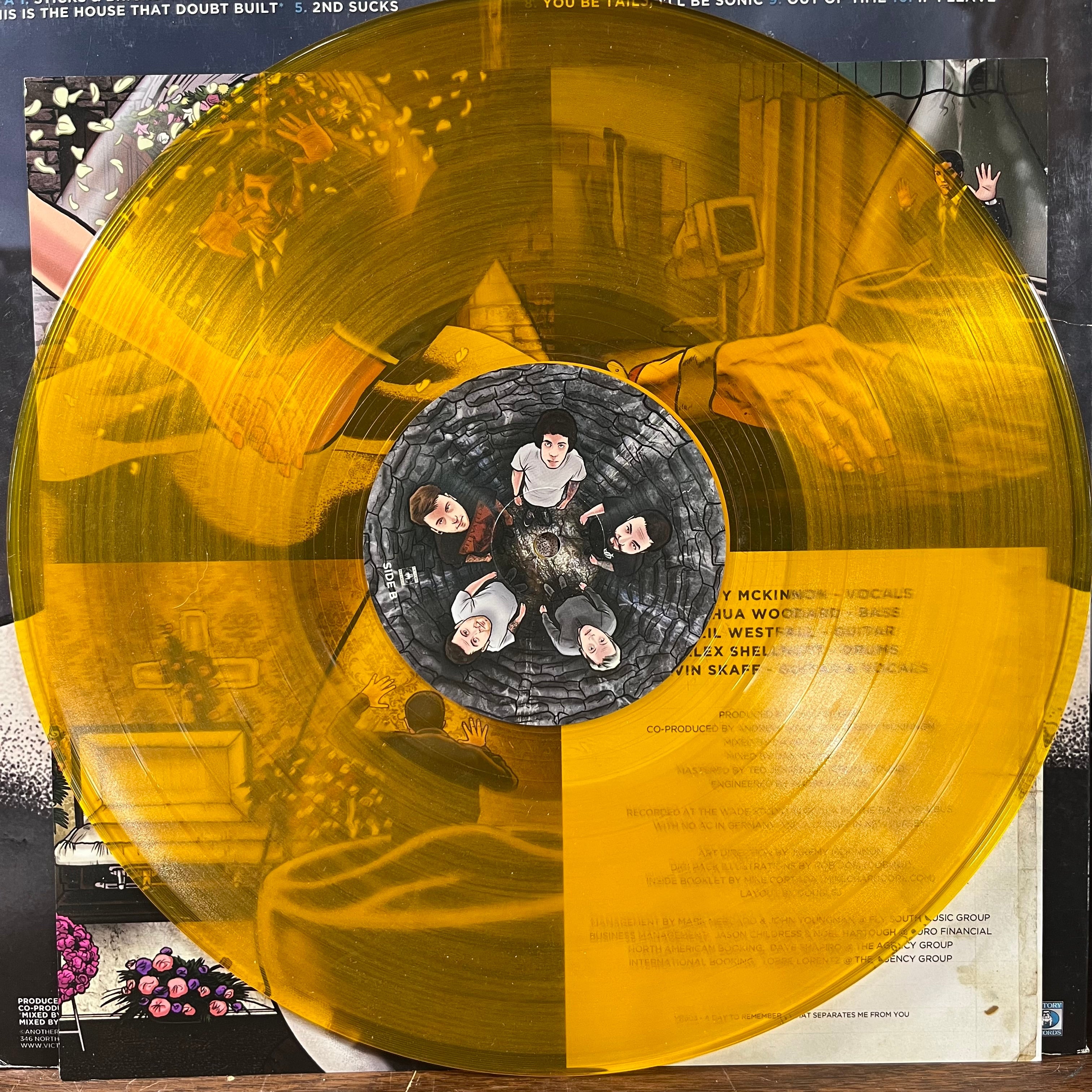 A Day To Remember - What Separates Me From You (YELLOW TRANSLUCENT VINYL) | Near Mint (NM or M-) Excellent (EX)