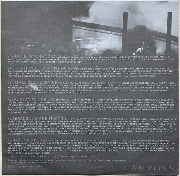 Canyons / Creeper (VINYL) | Near Mint (NM or M-)
