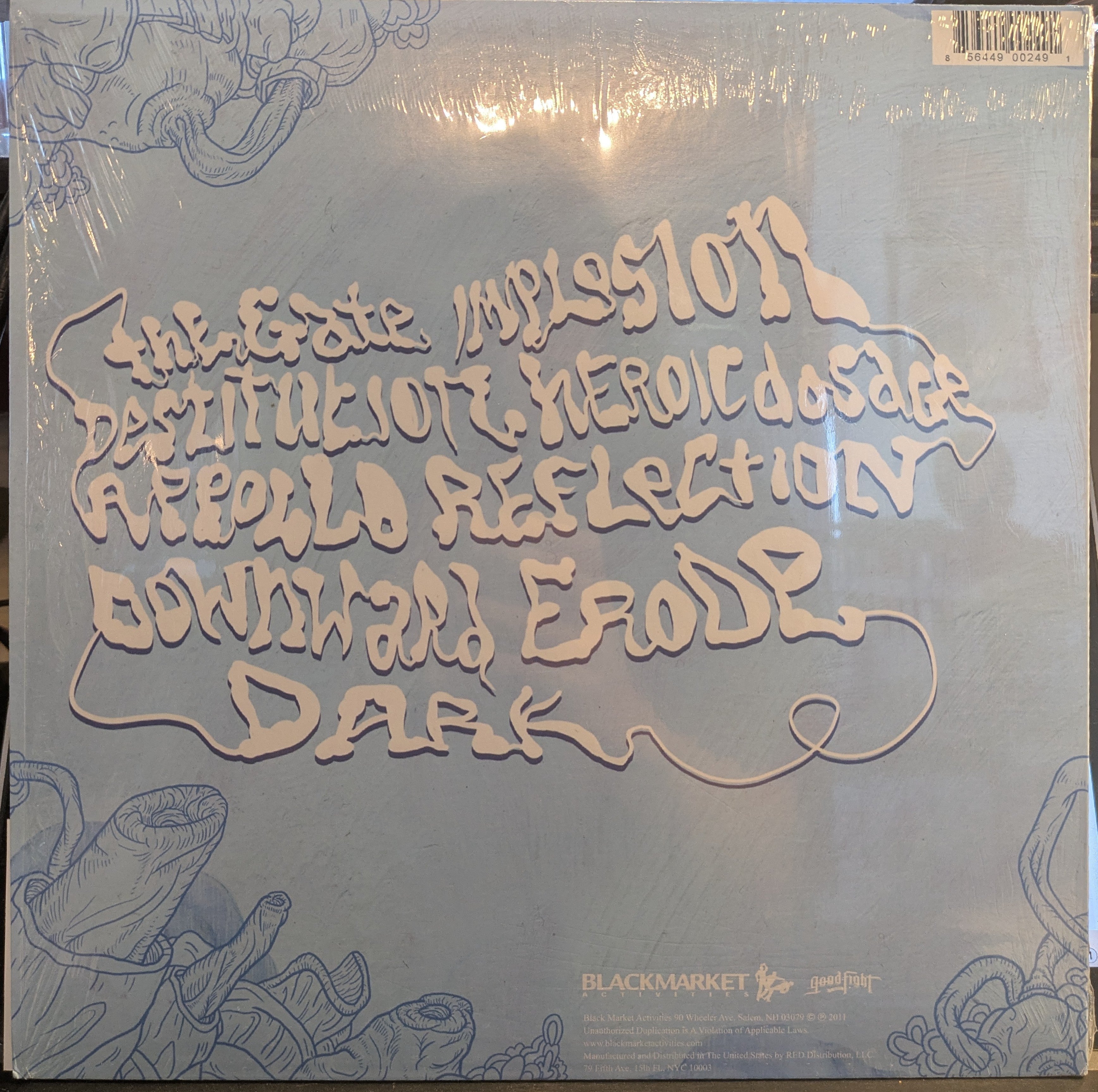 Erode (BLUE MARBLED VINYL) | Near Mint (NM or M-)