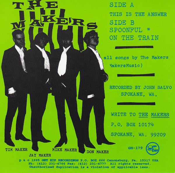 The Makers - This Is The Answer (7" VINYL) | Near Mint (NM or M-)