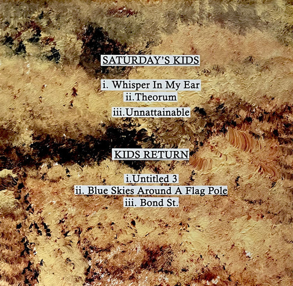 Saturday's Kids - Saturday's Kids / Kids Return (10" VINYL) | Near Mint (NM or M-)