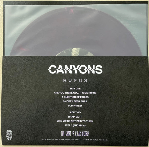 Canyons (3) - Rufus (TEST PRESS 10" VINYL) | Near Mint (NM or M-) Mint (M)