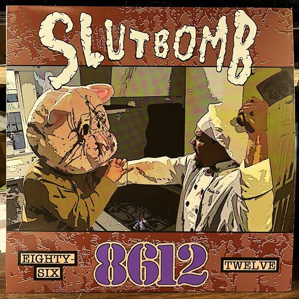 SlutBomb - 8612 (YELLOW/PINK SPLATTER VINYL) | Near Mint (NM or M-) Mint (M)
