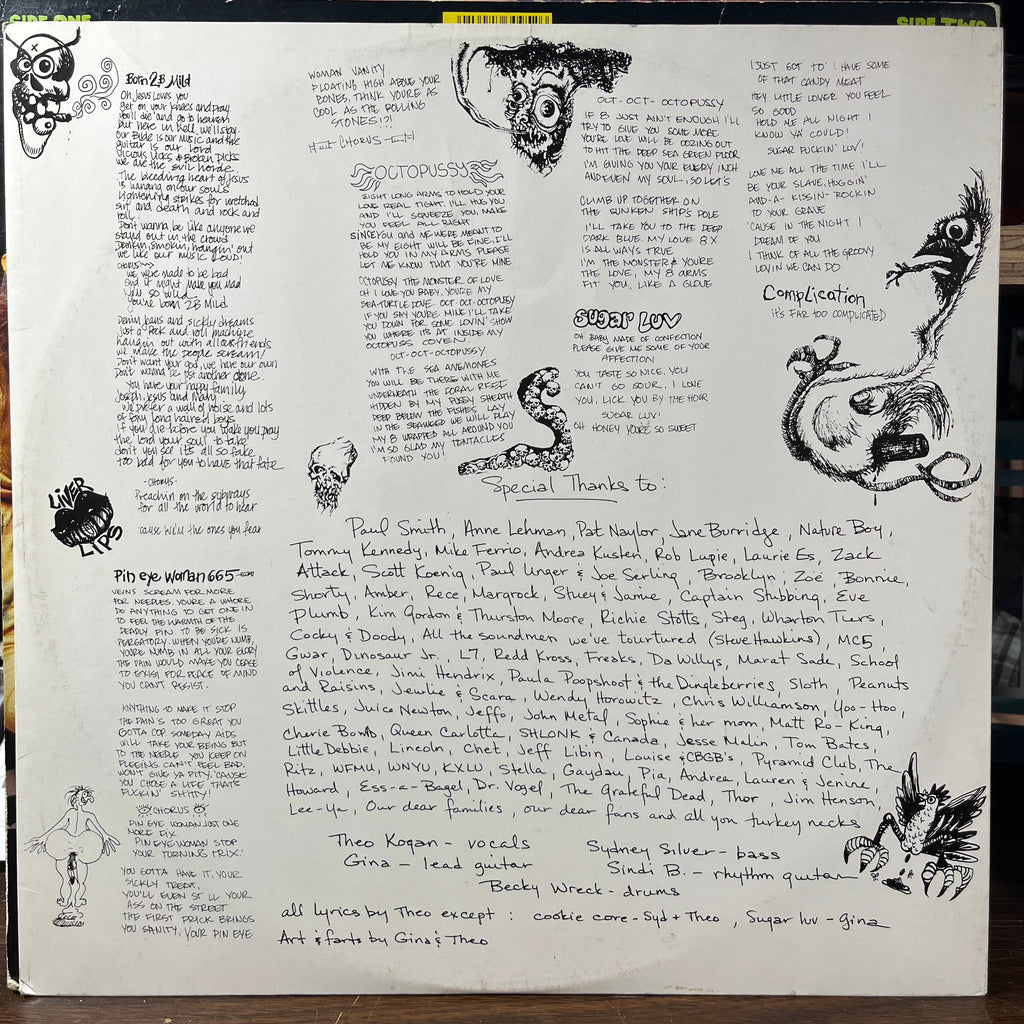 Lunachicks - Babysitters On Acid (VINYL) | Very Good (VG) Very Good Plus Plus (VG++)